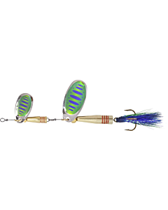 Zebco Waterwings Tandem Spinner 11cm | Blue/Green