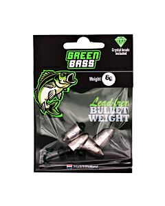 Green Bass Lead-Free Bullet Weights 