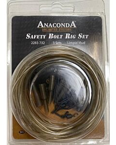 Anaconda Deluxe Safety Lead Clip Set Limpid Green | 3 SETS