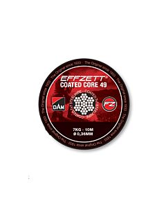DAM Coated Core49 Steelwire Brown 24kg 10mtr