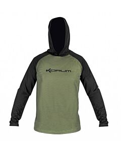 Korum Dri-Active Hooded Longsleeve T-Shirt