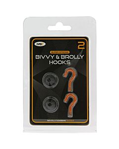 NGT Magnetic Bivvy Hooks (Twin Pack)