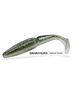 Sawamura One Up Shad 4" 10cm (6pcs) | keuze uit diverse kleuren!