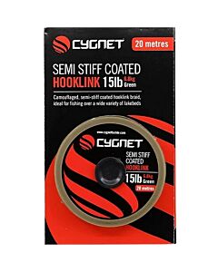 Cygnet Stiff Coated Hooklink 20mtr